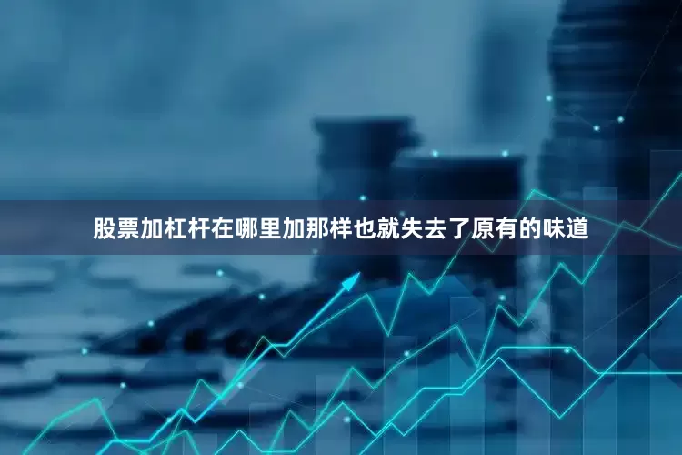 股票加杠杆在哪里加那样也就失去了原有的味道