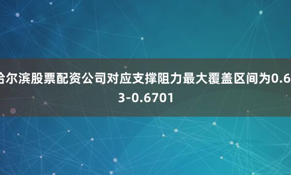 哈尔滨股票配资公司对应支撑阻力最大覆盖区间为0.653-0.6701
